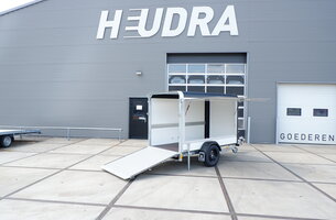 Henra gesloten aanhangwagen 1350kg 265x138x160cm Xpert met achterklep & zijklep
