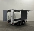 Saris gesloten aanhangwagen GO 2000kg 306x154x180cm met dubbele verkoopklep