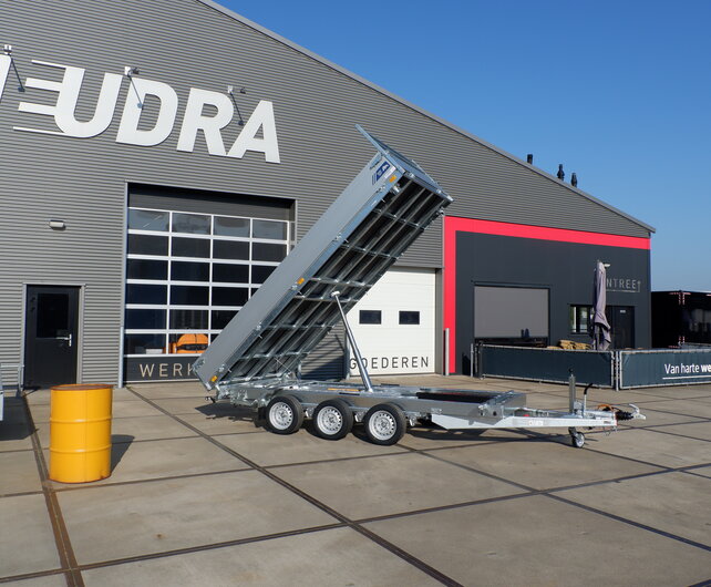 Saris tridemas driezijdige kipper 3500kg Heavy Duty 406x204cm