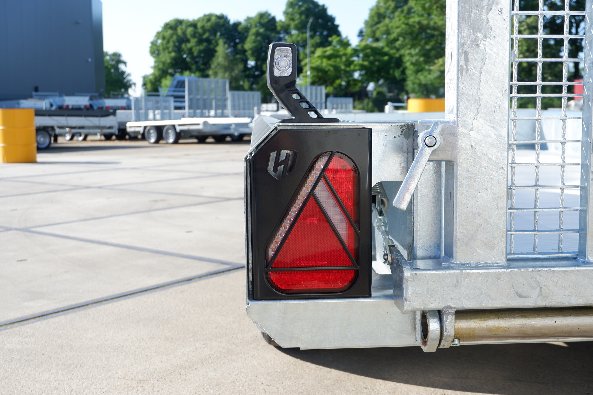 Achterlichtbeschermers Henra machinetransporter