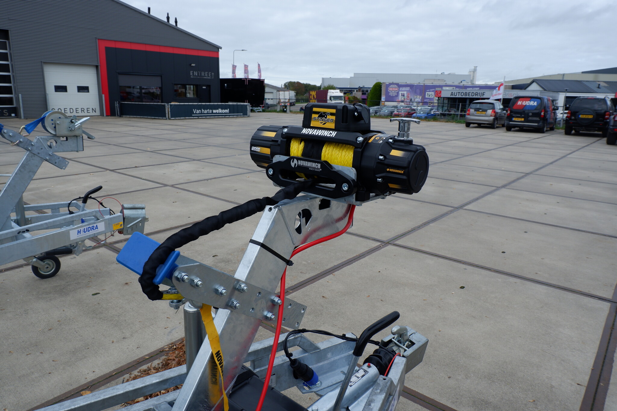 Elektrische lier Vlemmix boottrailer