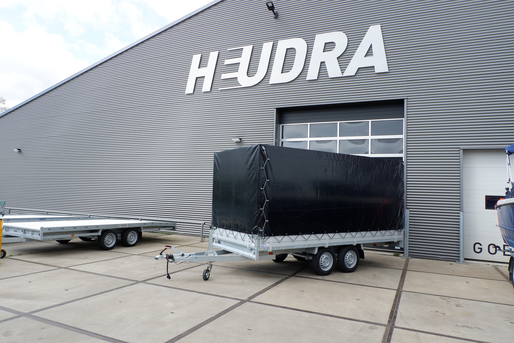 Huif voor Anssems PSX plateauwagens