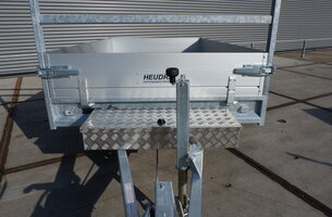 Aluminium disselkist 900x355x150mm