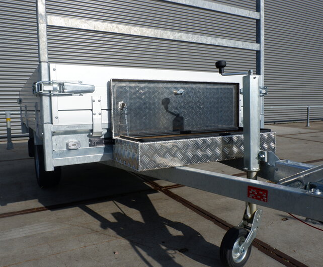 Aluminium disselkist 900x355x150mm