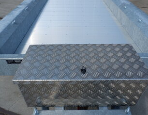 Aluminium disselkist maat L 750x380x280mm