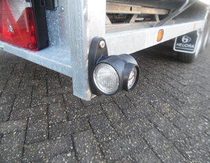 Breedtelamp LED rood/wit/oranje 64mm