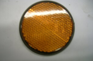 Reflector oranje rond 61mm