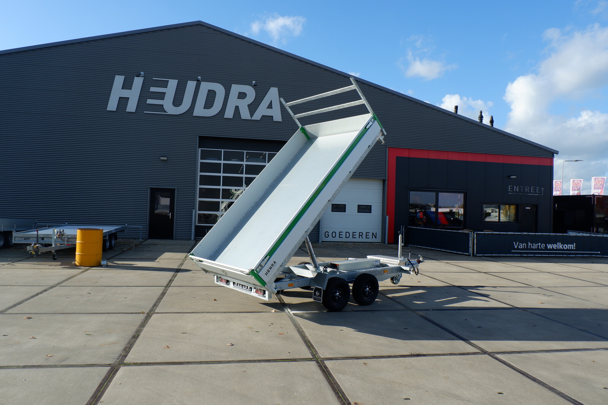 Henra driezijdige kipper 3500kg 331x185cm