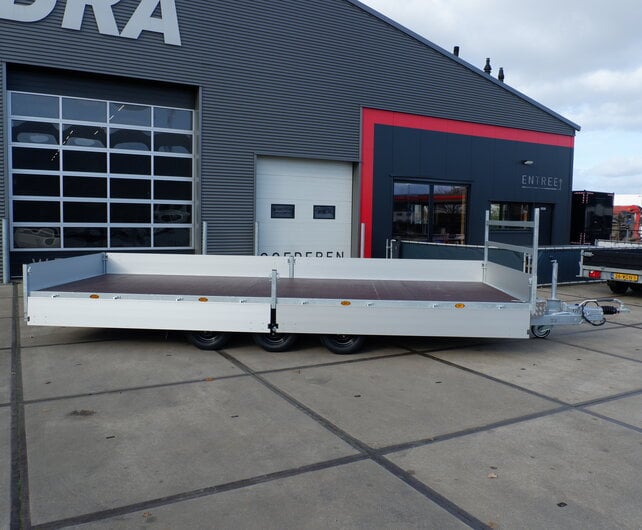 Henra plateauwagen tridemas 3500kg 553x202cm Xpert