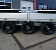 Henra plateauwagen tridemas 3500kg 553x202cm Xpert
