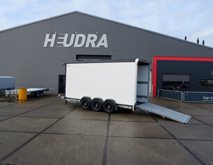 Henra gesloten aanhangwagen Tridemas 3500kg 465x184x220cm Xpert met deur/klep combi
