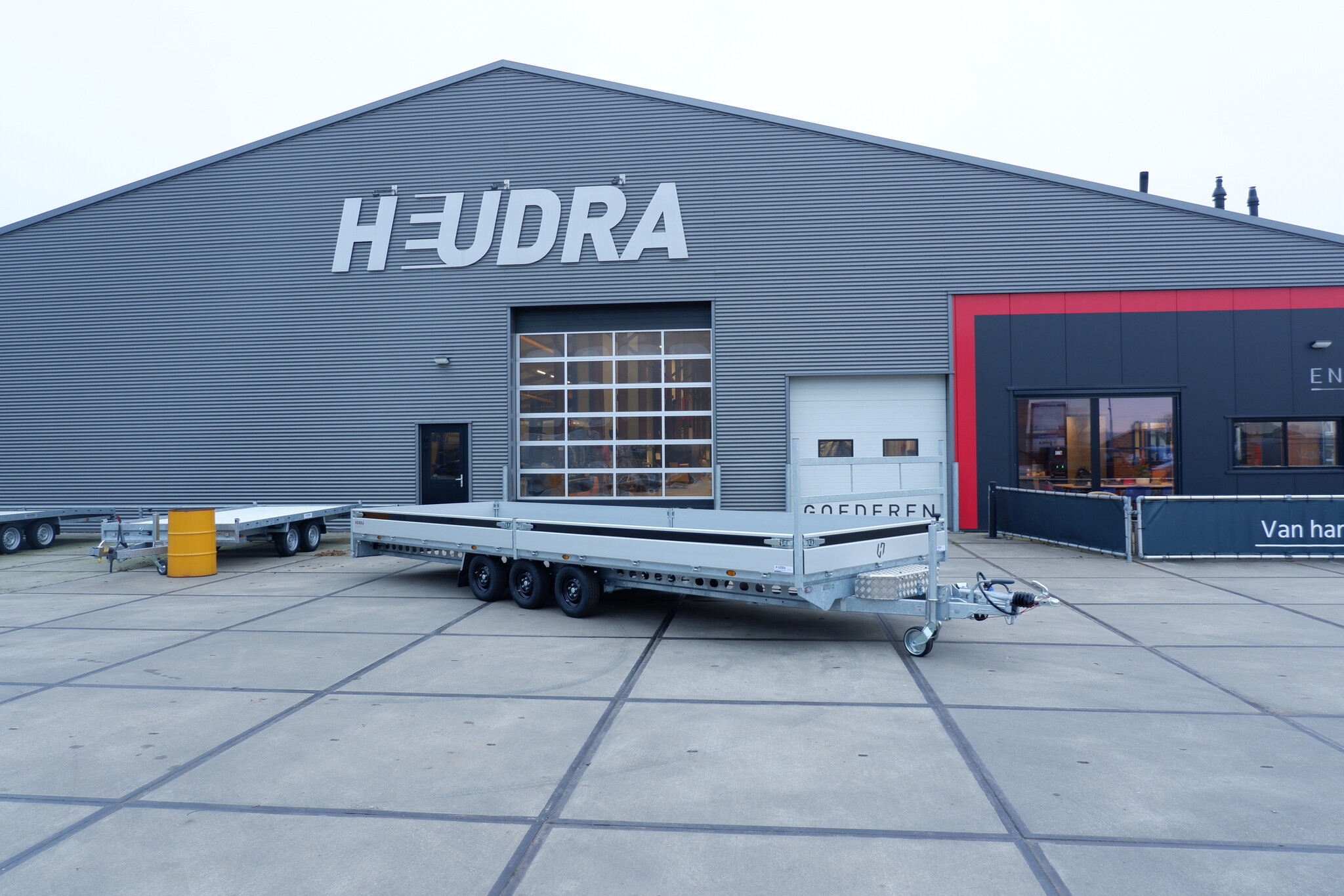 Henra tridemas plateauwagen 3500kg 703x222cm Xpert
