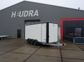 Henra gesloten aanhangwagen Tridemas 3500kg 465x184x220cm Xpert met zijdeur en oprijklep