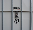 Henra gesloten aanhangwagen Tridemas 3500kg 465x184x220cm Xpert met zijdeur en oprijklep