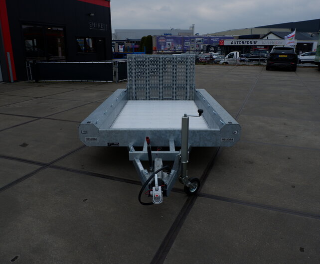 Hulco Terrax-2 3000kg 294x150cm machinetransporter met klep 100cm