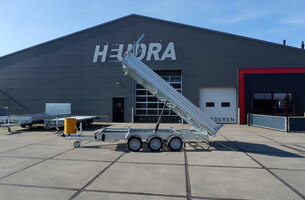 Humbaur driezijdige  elektrische kipper 3500kg 410x210cm