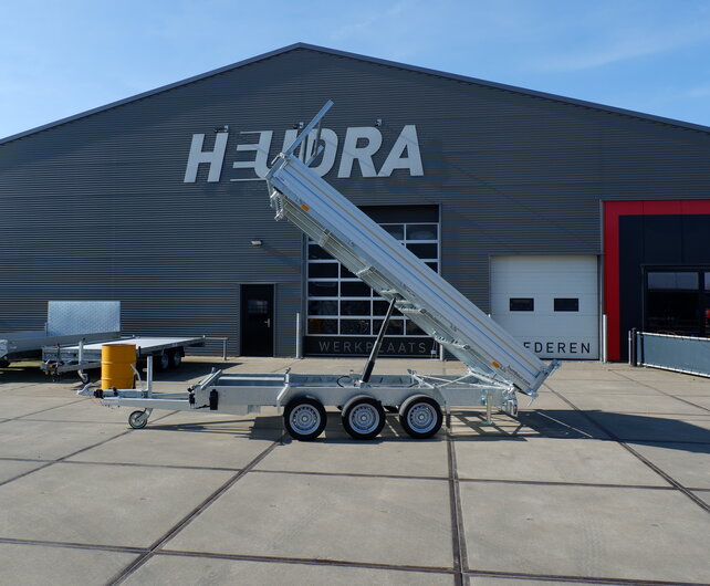 Humbaur driezijdige  elektrische kipper 3500kg 410x210cm
