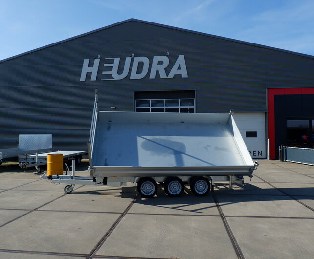 Humbaur driezijdige  elektrische kipper 3500kg 410x210cm