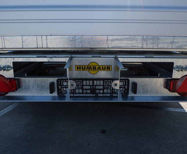 Humbaur driezijdige  elektrische kipper 3500kg 410x210cm