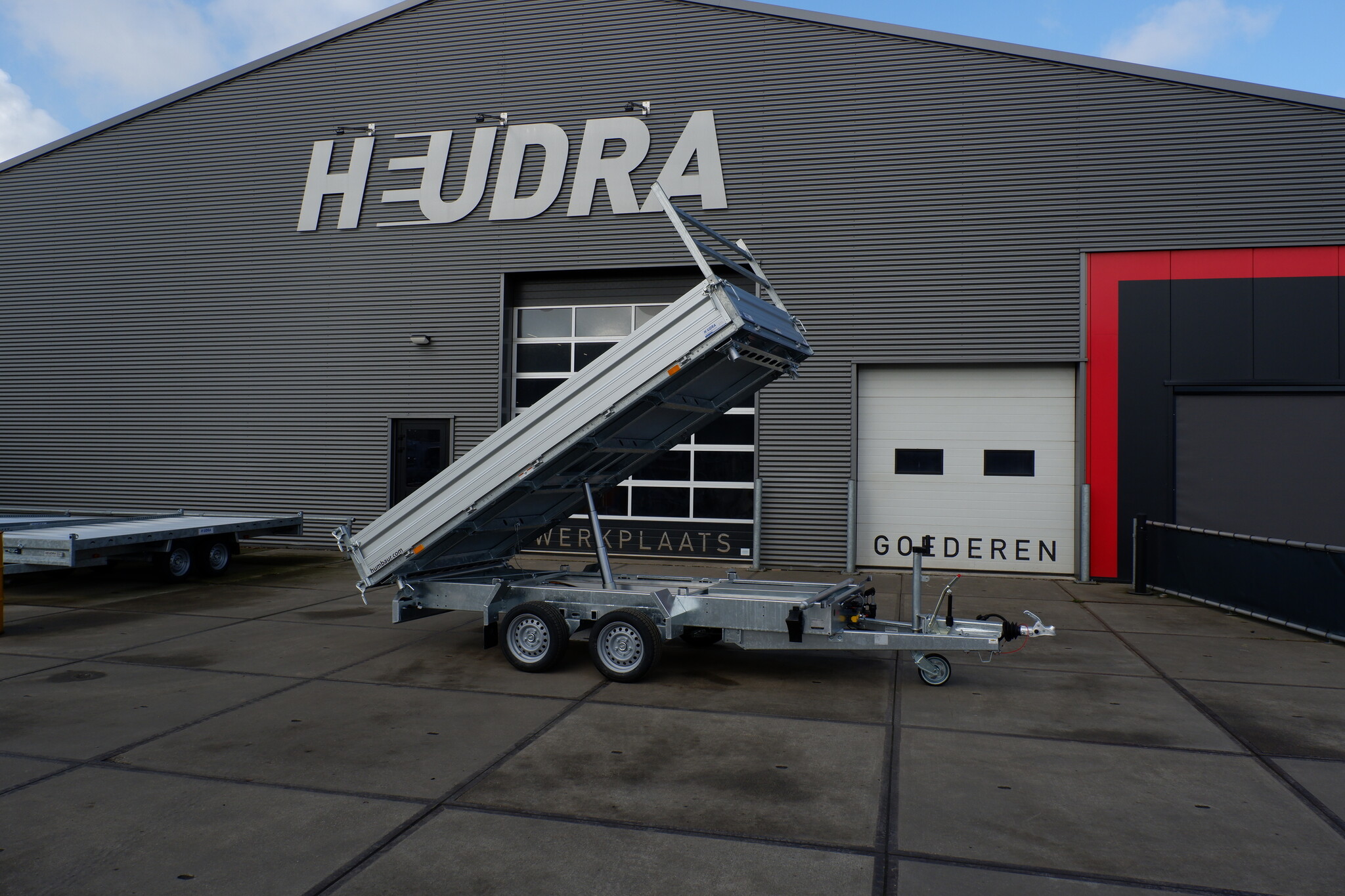 Humbaur driezijdige kipper 3500kg 410x210cm