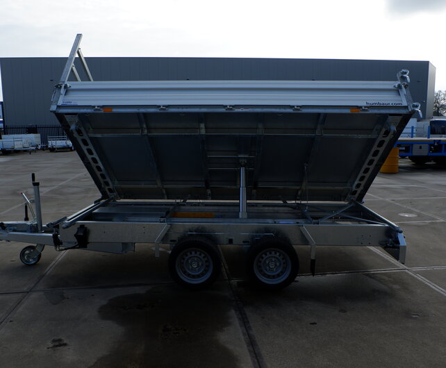 Humbaur driezijdige kipper 3500kg 410x210cm