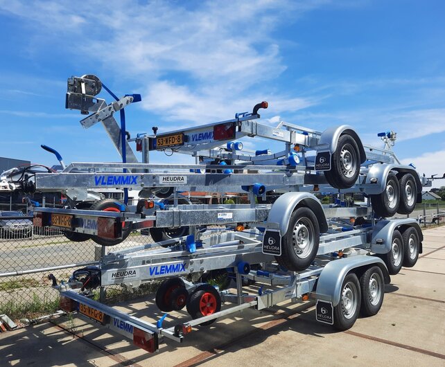 Vlemmix boottrailer 780x220cm in diverse uitvoeringen leverbaar