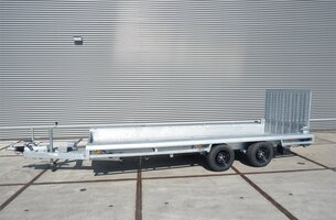 Heudra machinetransporter 3500kg 500x150cm extra lange uitvoering