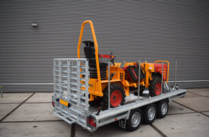 Heudrax machinetransporter 3500kg 400x150cm