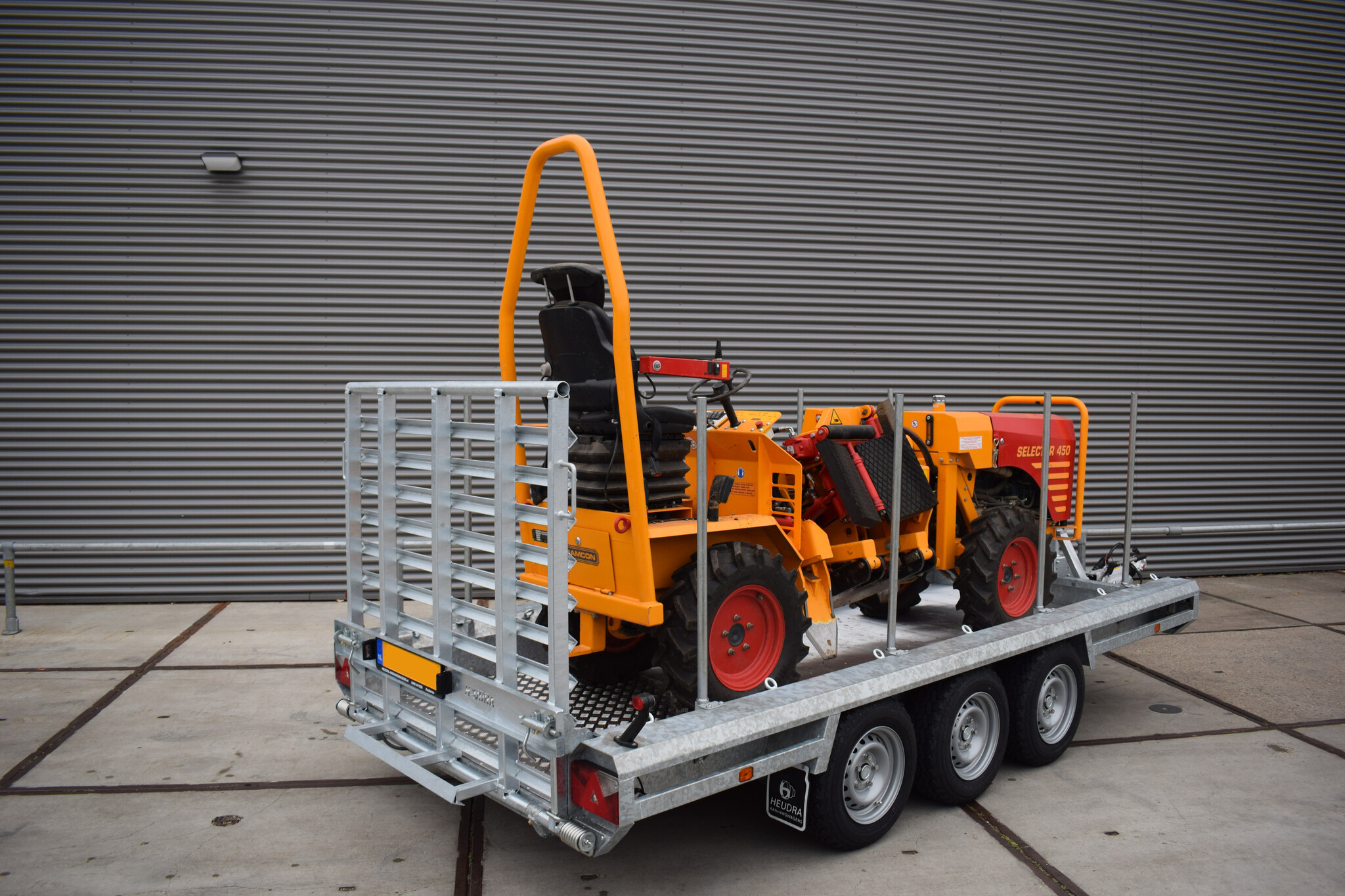 Heudrax machinetransporter 3500kg 400x150cm