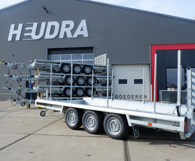 Heudrax machinetransporter 3500kg 400x150cm