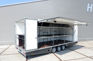 Heudra maatwerk gesloten evenementen aanhangwagen