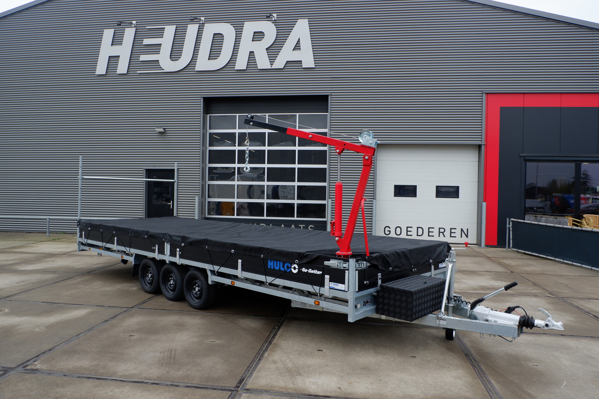 Nieuwe of gebruikte laadkraan op uw (nieuwe) aanhangwagen