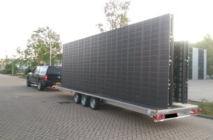 Maatwerk plateauwagen 3500kg tridemasser (3-as)