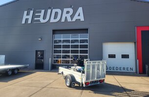 Humbaur bakwagen 1300kg 251x131cm met oprijklep
