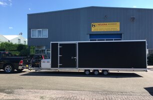 Heudra maatwerk gesloten evenementen aanhangwagen