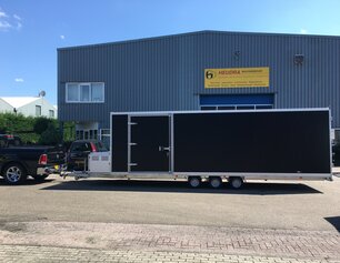 Heudra maatwerk gesloten evenementen aanhangwagen