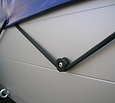 Touwhaak knop voor spanrubber of koord