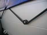 Touwhaak knop voor spanrubber of koord