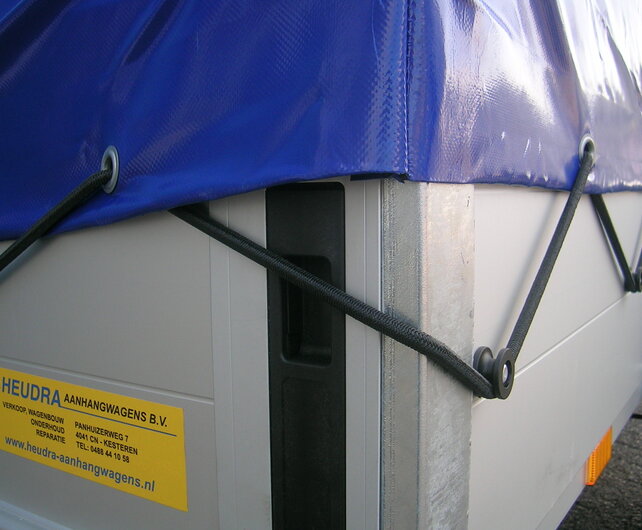 Touwhaak knop voor spanrubber of koord
