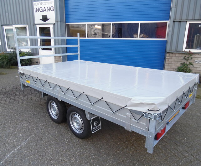 Vlakzeil voor Anssems PSX 305x153cm plateauwagen