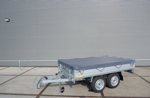 Vlakzeil voor Anssems Basic LT 305x150cm plateauwagen / kipper