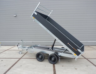 Saris elektrische driezijdige kipper 2700kg 306x170cm Black Edition