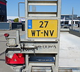 Gebruikte Hulco machinetransporter tridemas 3500kg 394x180cm