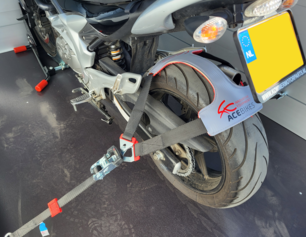 Heudra motorfiets spanband