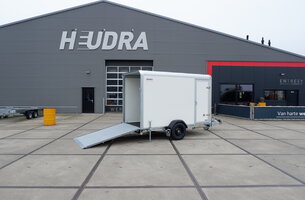 Henra gesloten aanhangwagen 1350kg 315x158x190cm met achterklep en zijdeur