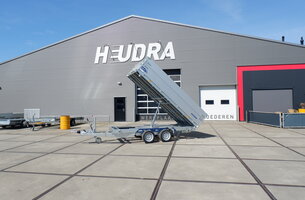 Saris elektrische kipper 3500kg 356x184cm Heavy Duty met opzetborden