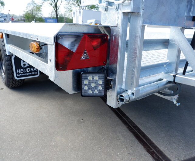Maatwerk Heudrax machinetransporter 500x150cm 3500kg