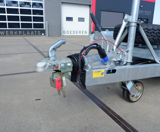 Maatwerk Heudrax machinetransporter 500x150cm 3500kg