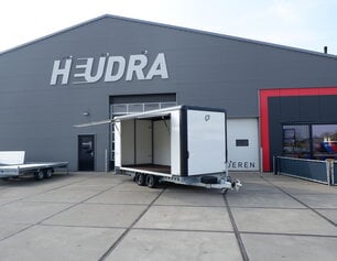 Henra gesloten plateauwagen 3500kg 453x202x220cm Xpert met verkoopklep en zijdeur