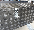 Zwarte aluminium disselkist 1000x380x400mm